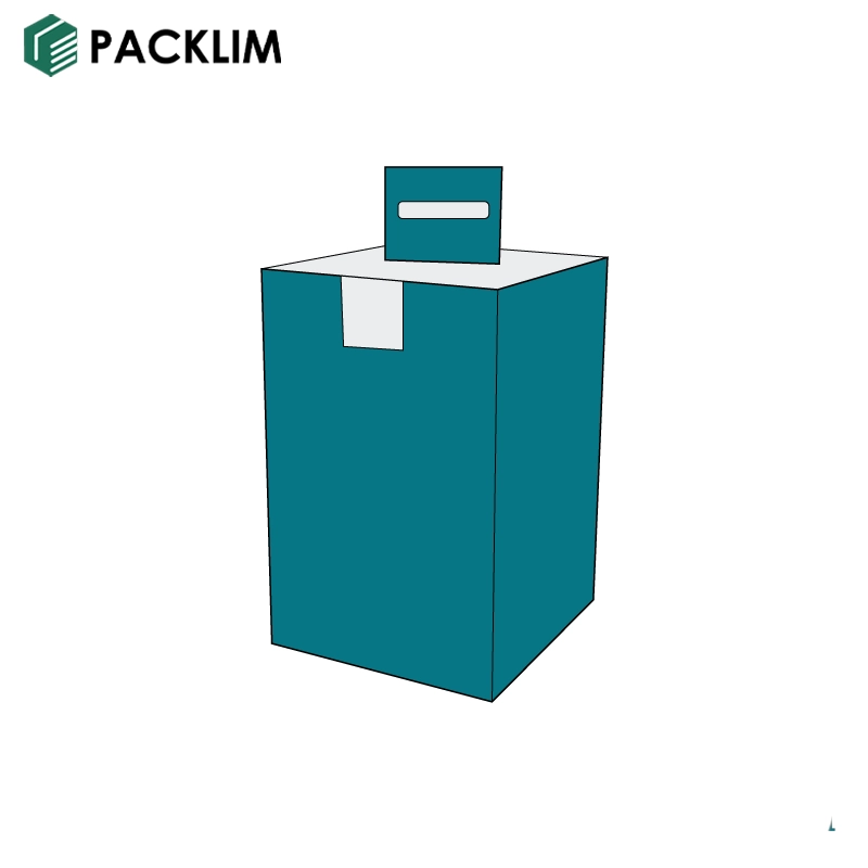 Box With Hanging And Locking Tabs