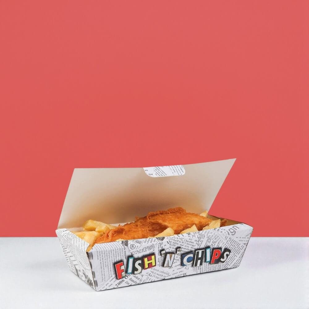 Custom Fish And Chips Boxes