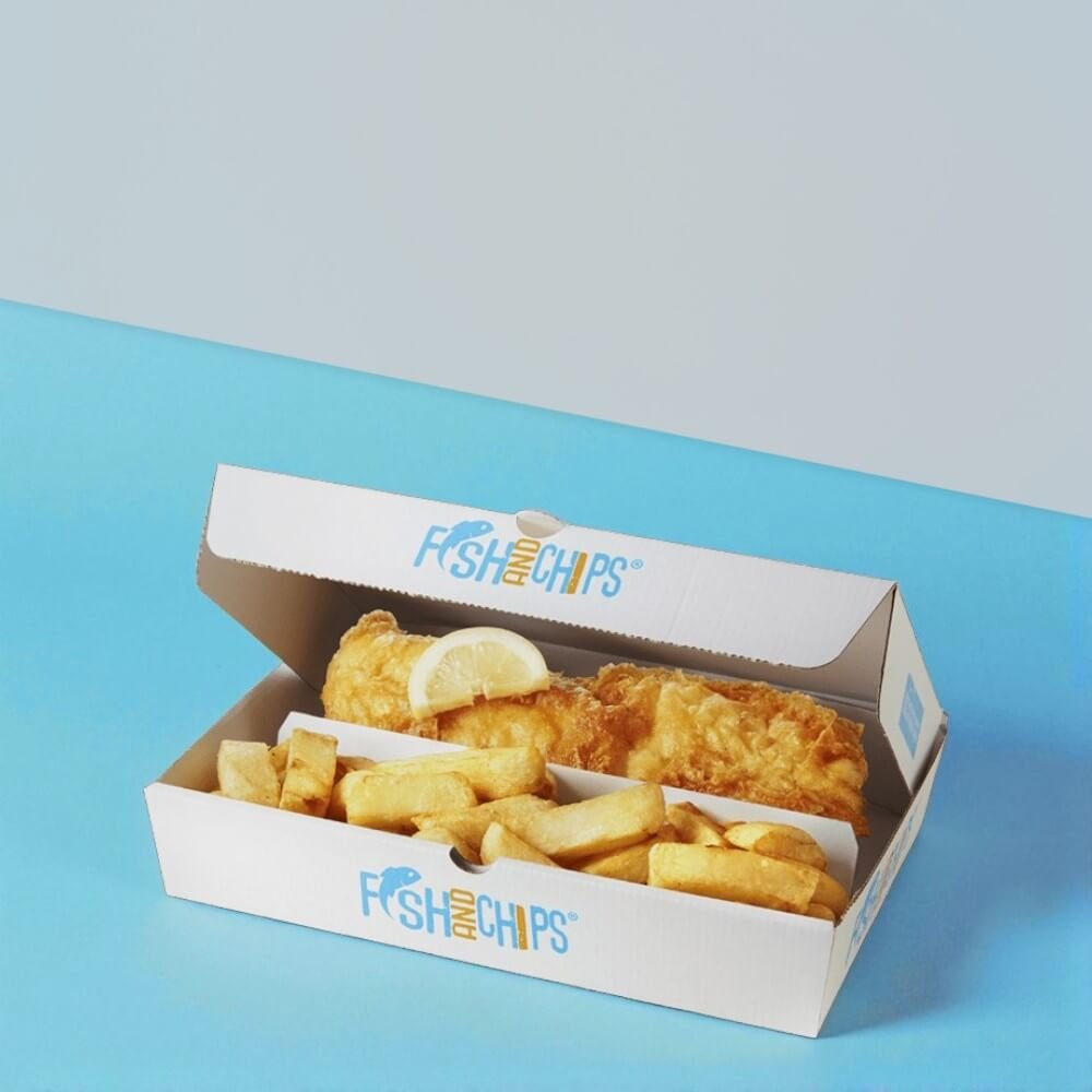 Custom Fish And Chips Boxes