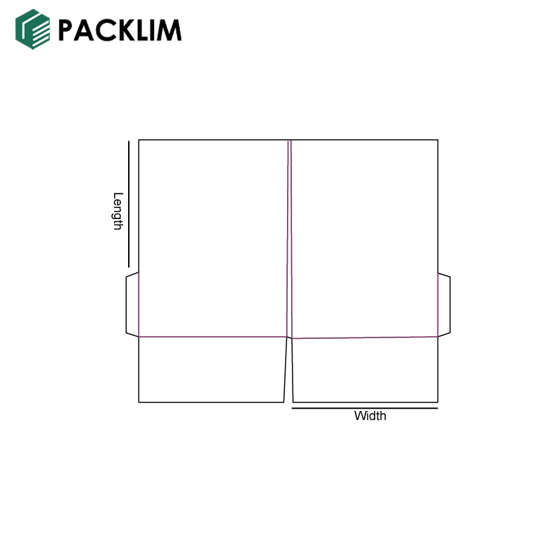 Pocket Folder With Business Card Slit