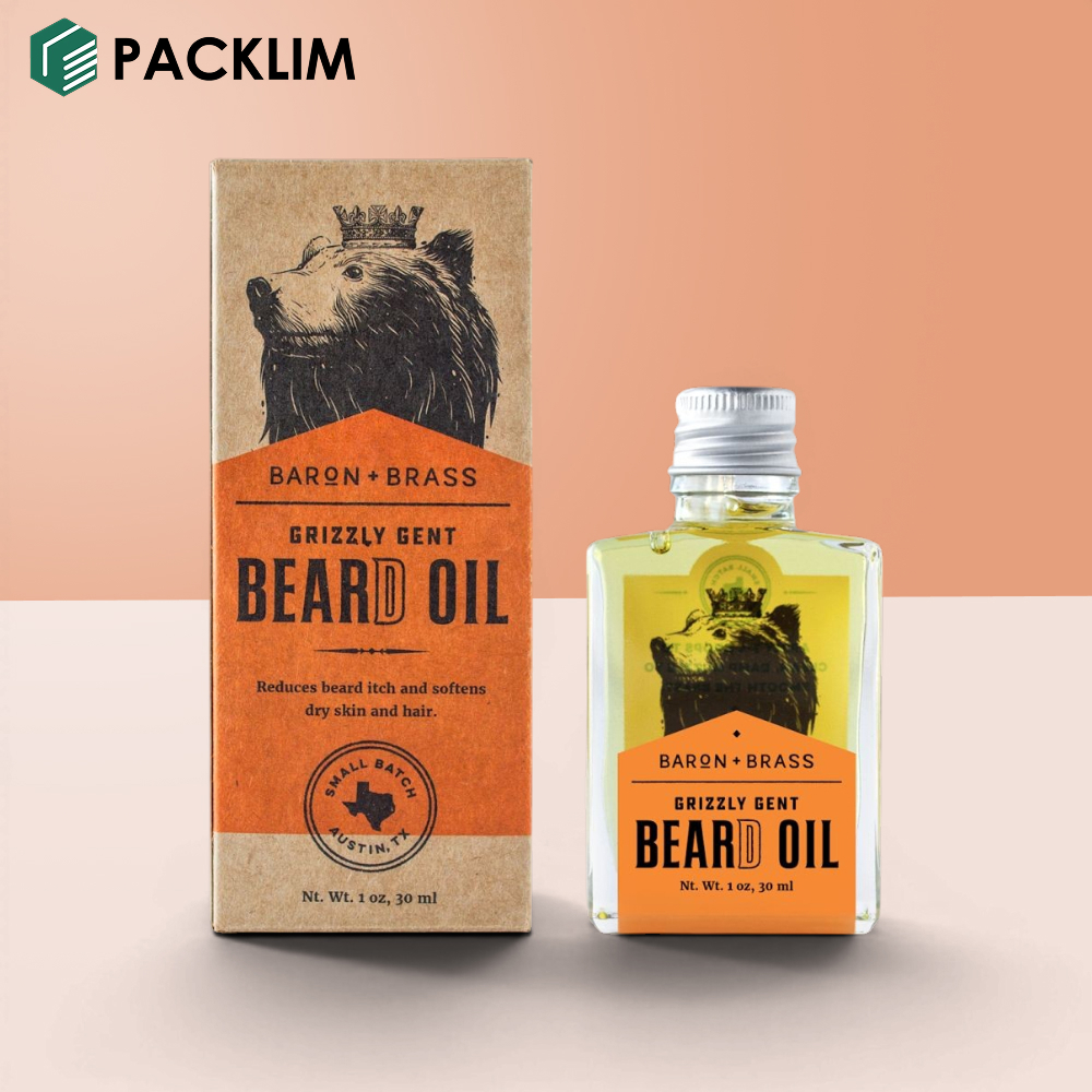 Custom Beard Oil Boxes