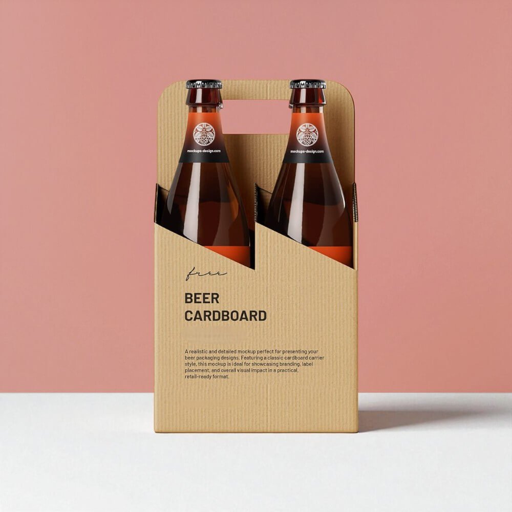 Custom 4 Pack Bottle Carriers