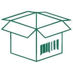 custom cardboard boxes icons
